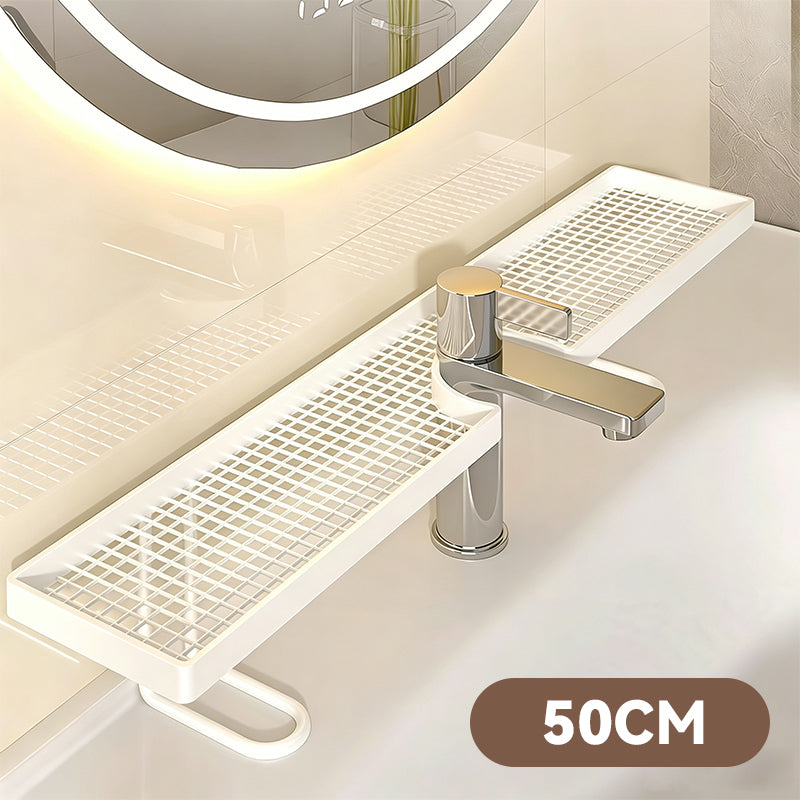 🚿Order and elegance on your sink✨Multifunctional metal container for the bathroom