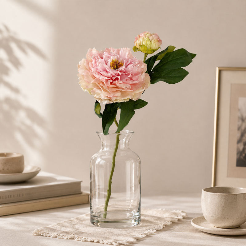 🌸 Artificial Peony Flowers Foil Edges - High-Quality Home Decor