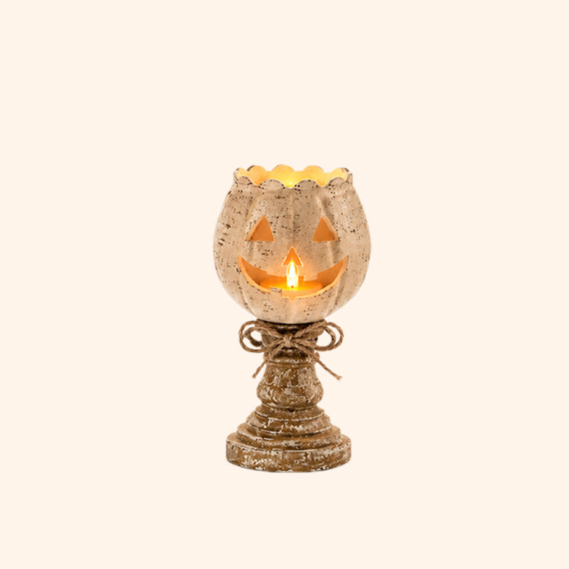 🎃🕯️Cute Halloween Pumpkin Candle Holder – Cozy Autumn Glow & Festive Charm! ✨