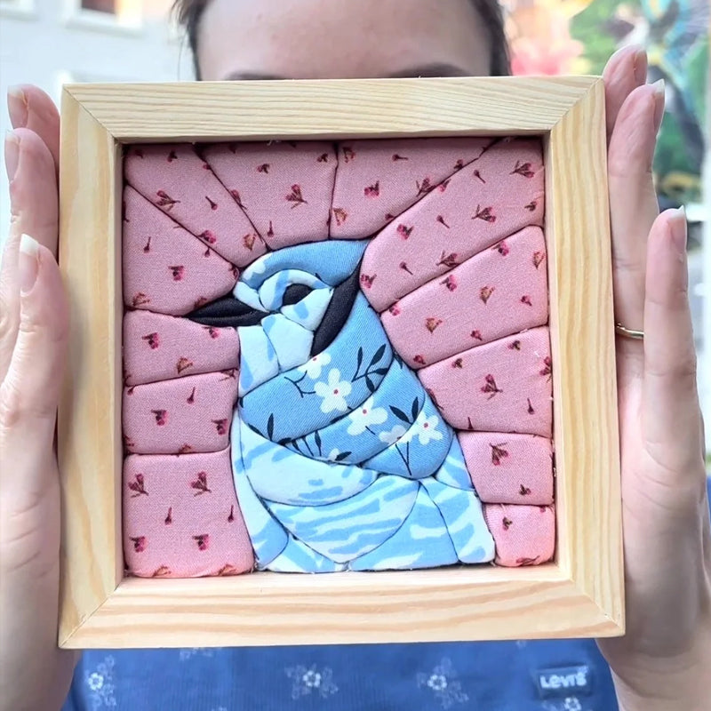 🖼️ Hand-stitched 3D quilted decorative painting 🏡✨
