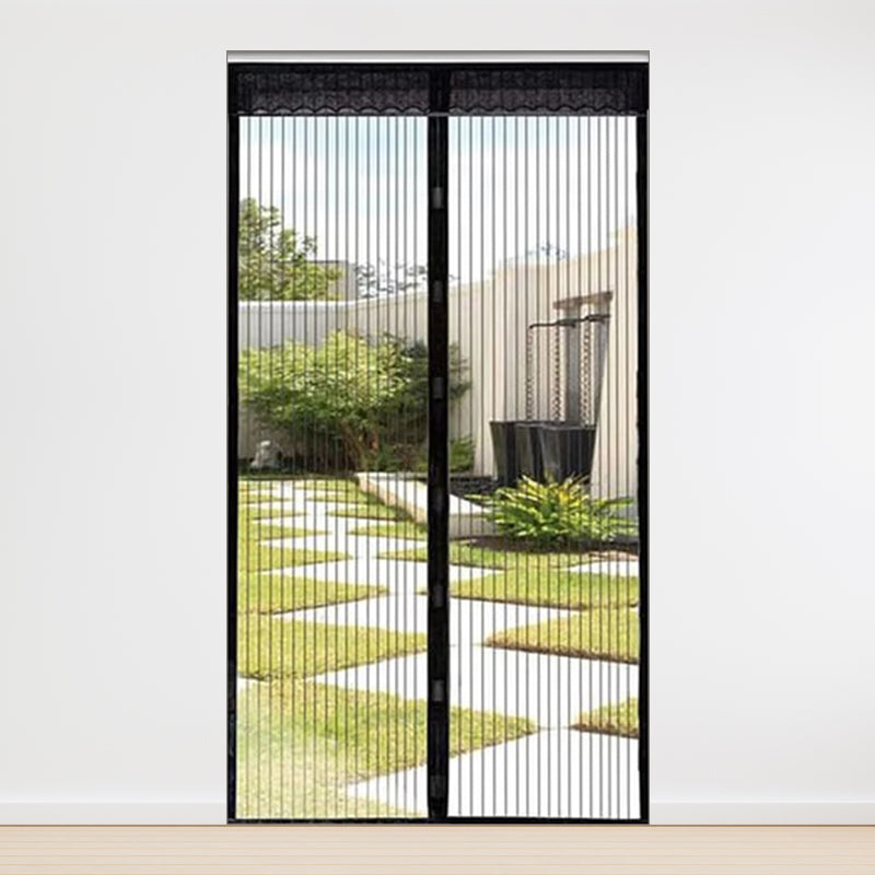 🦟 Keep pests out—installs in 2 minutes! The magnetic mesh door curtain! 🚪 Walk right in—it closes automatically! ✨