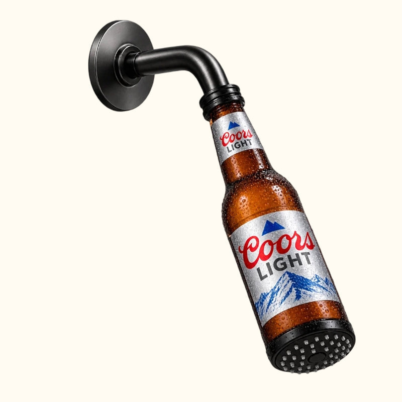 🍺🚿 Turn Your Shower into a Conversation Starter — Beer Bottle Shower Head