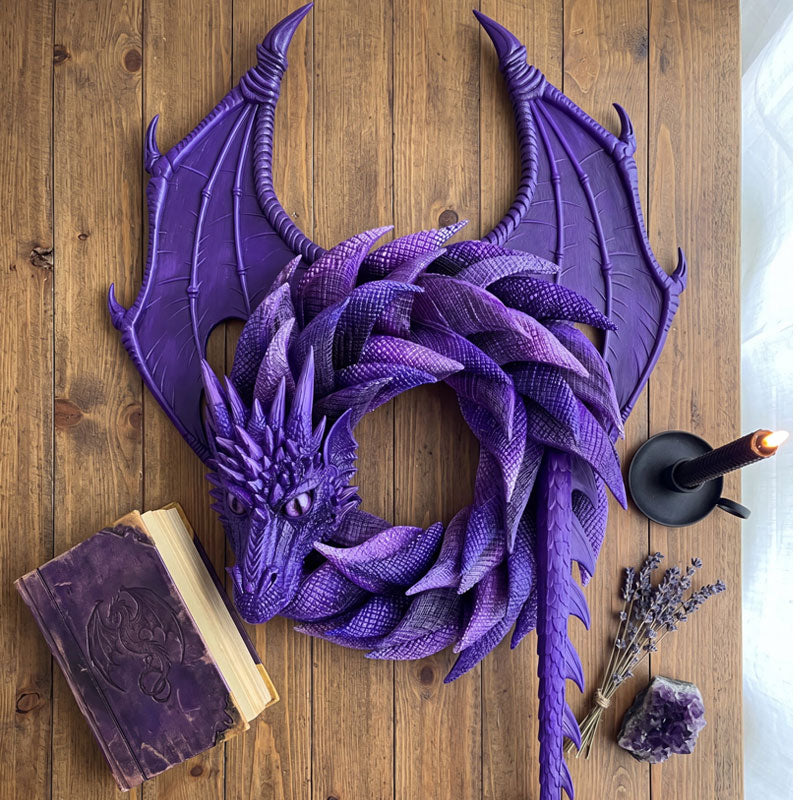 ✨Handmade Dragon Garland - Mythological Ornament for Indoor and Outdoor