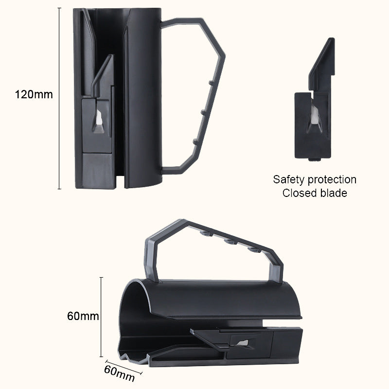 🎁 Portable Roll Wrapping Paper Cutter — Clean, straight cuts in seconds! ✨✂️