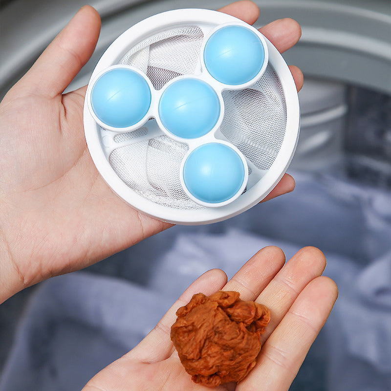 🔥BUY 1 - GET 2 FREE! ✨ Washing Machine Filter Bag - Catches Pet Hair, Prevents Tangles, Reusable 🧼🐾