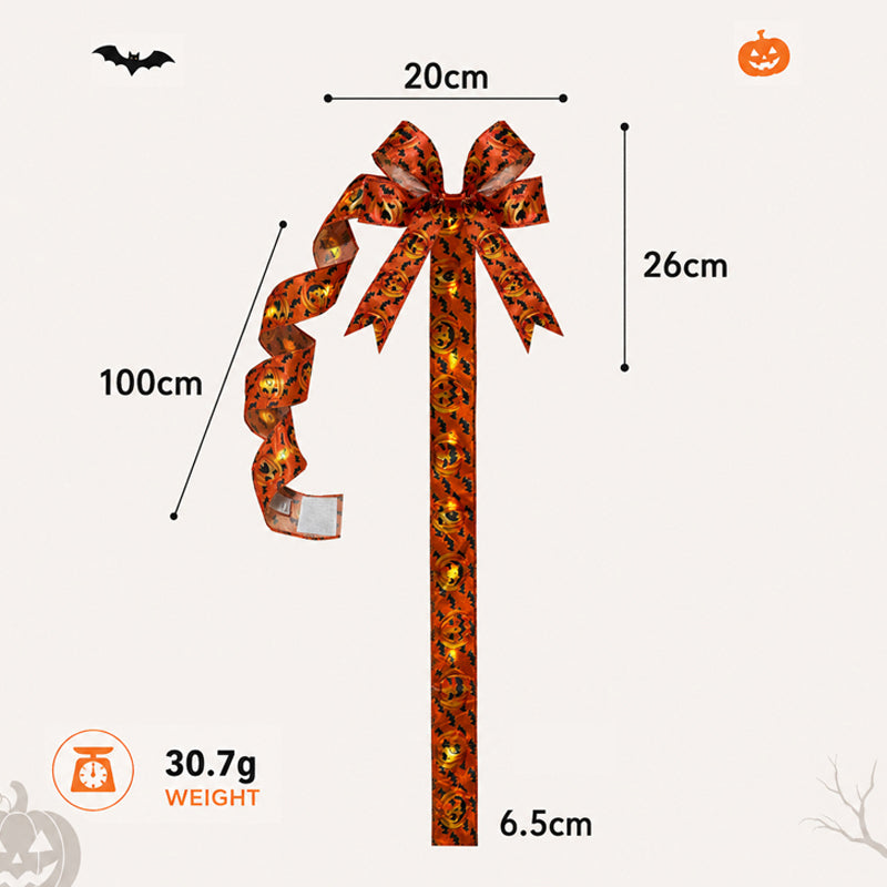 🎃👻 Halloween Cabinet Ribbon Bow — Rapid Kitchen Makeover for an Instant Festive Feel! ✨🎃