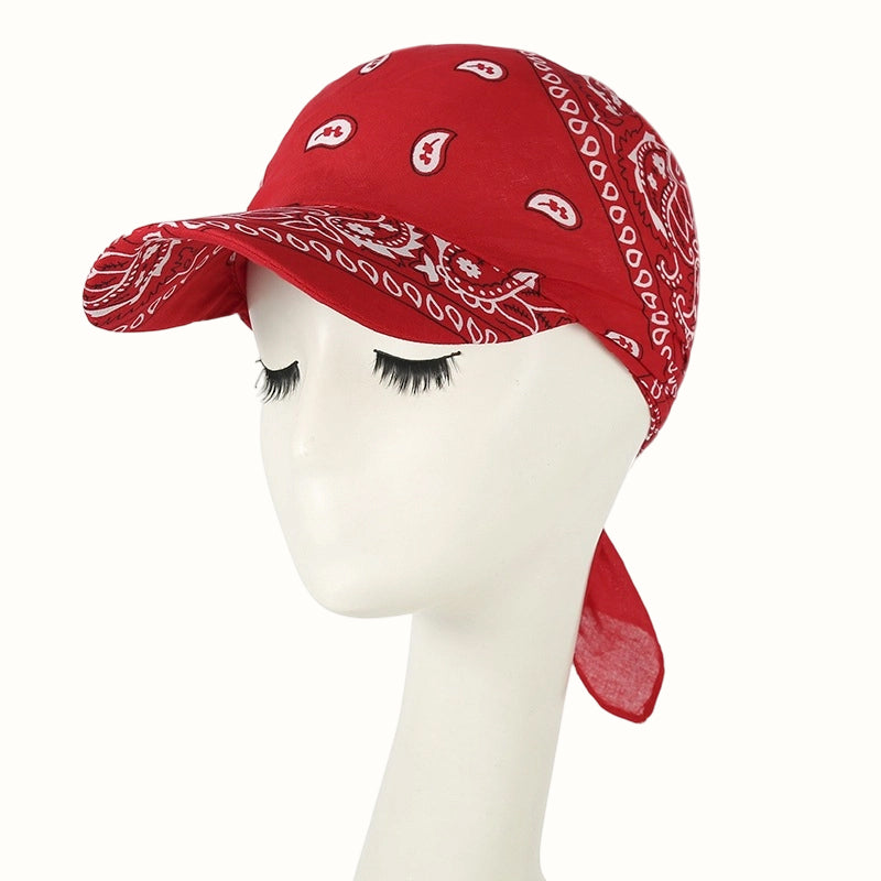 ☀️🧢 The 2-in-One Paisley Cap: High-Fashion Aesthetic Meets Total Sun Shield!
