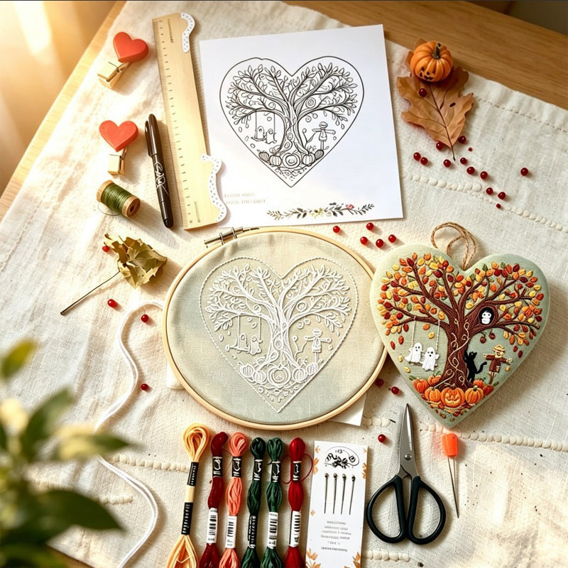 🎃Enchanting Autumn & Halloween Embroidery Kits 🎃✨