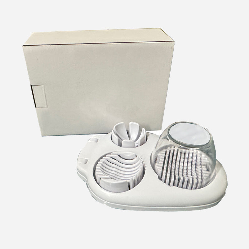 🥚3-in-1 Multifunctional Egg Slicer & Dicer - Perfect for Salads & Garnishes 🔪