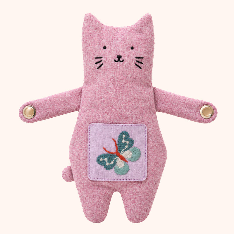 🧸🐱 Cute Bear & Cat Zipper Bag Charm--a playful way to keep small essentials organised