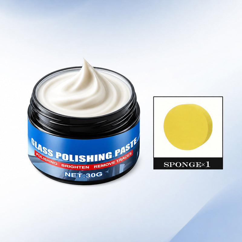🚗💨 Clear Glass in Minutes — Oil Film Remover & Glass Polishing Paste