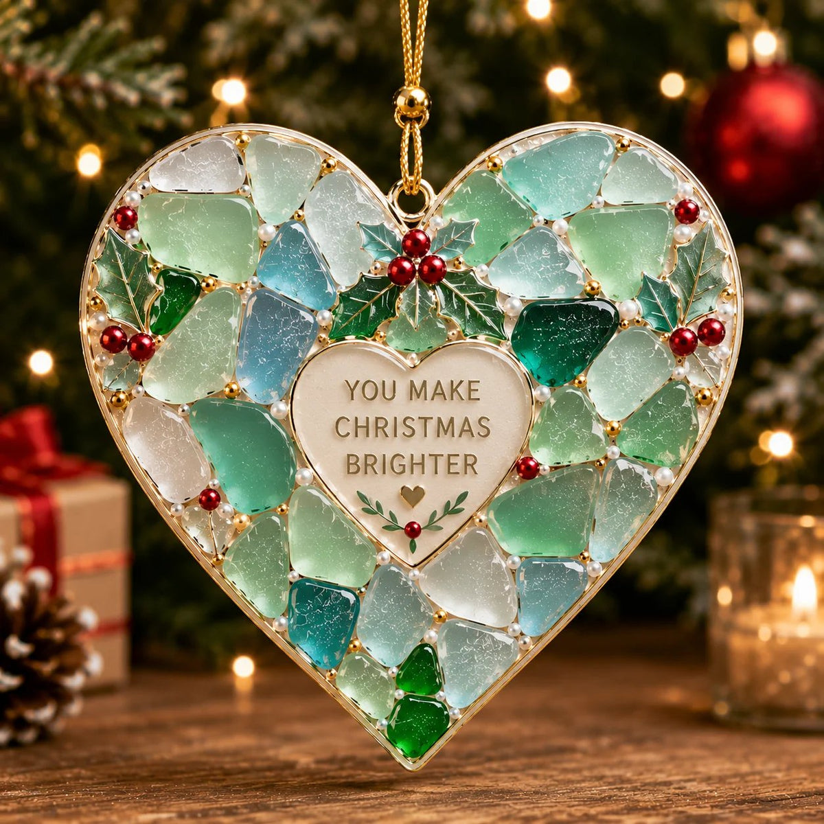 💝Christmas Blessing Ornament-a gentle reminder of the people who make Christmas special