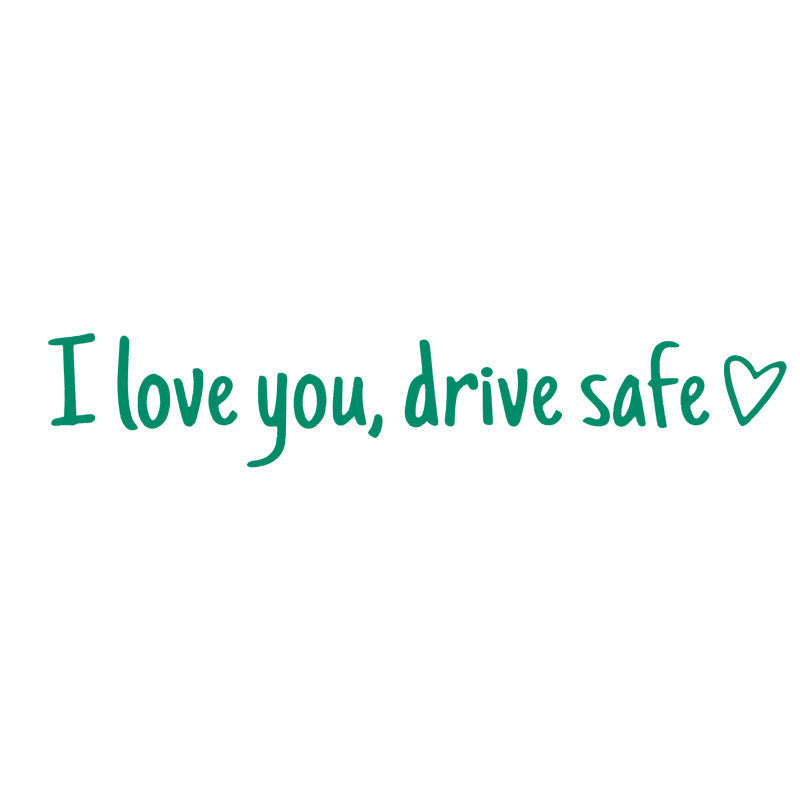 💖“I Love You Drive Safe“ mirror stickers