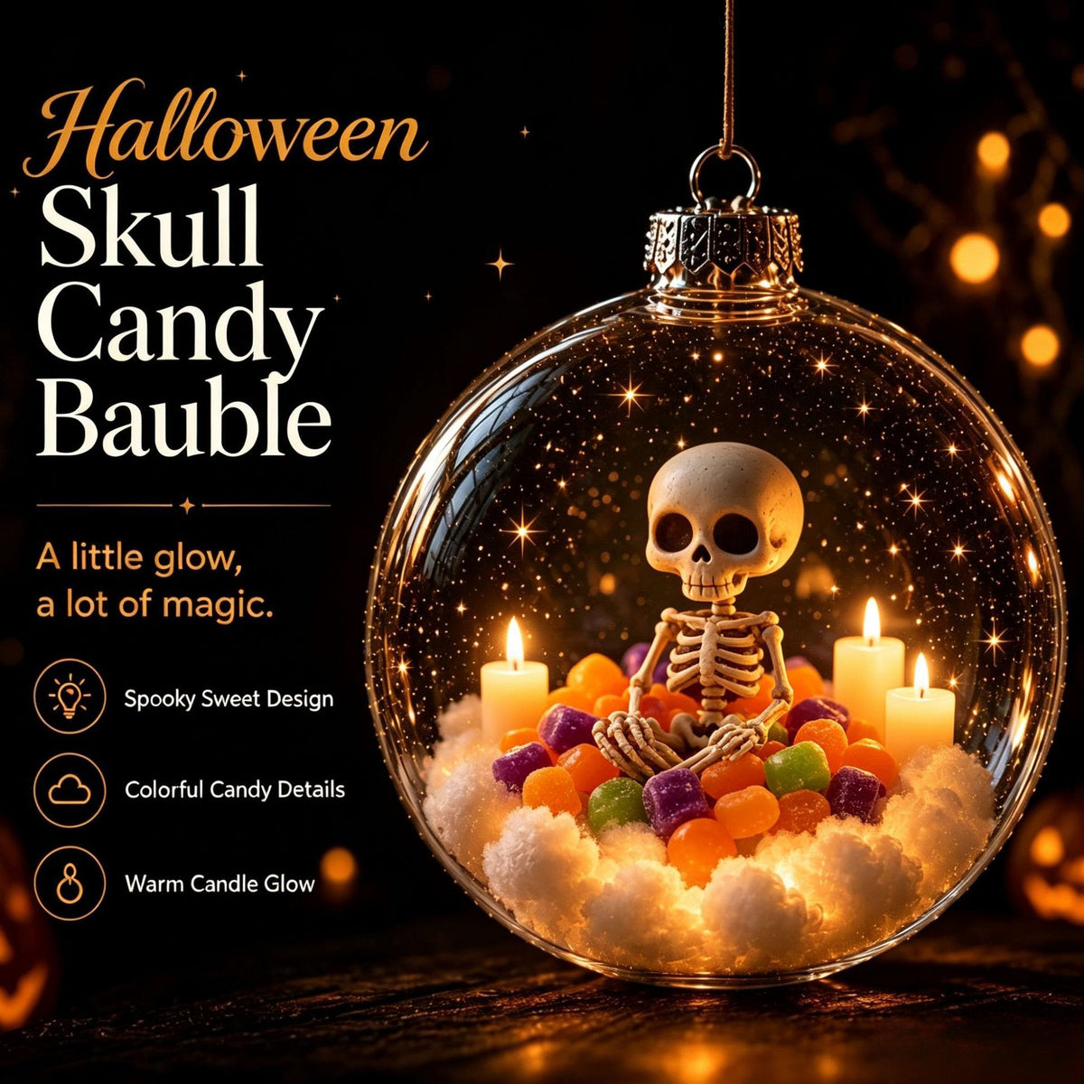 🔥49% Halloween Early Bird Discount - 🎃✨ Collection of glow-in-the-dark mini pendants for Halloween