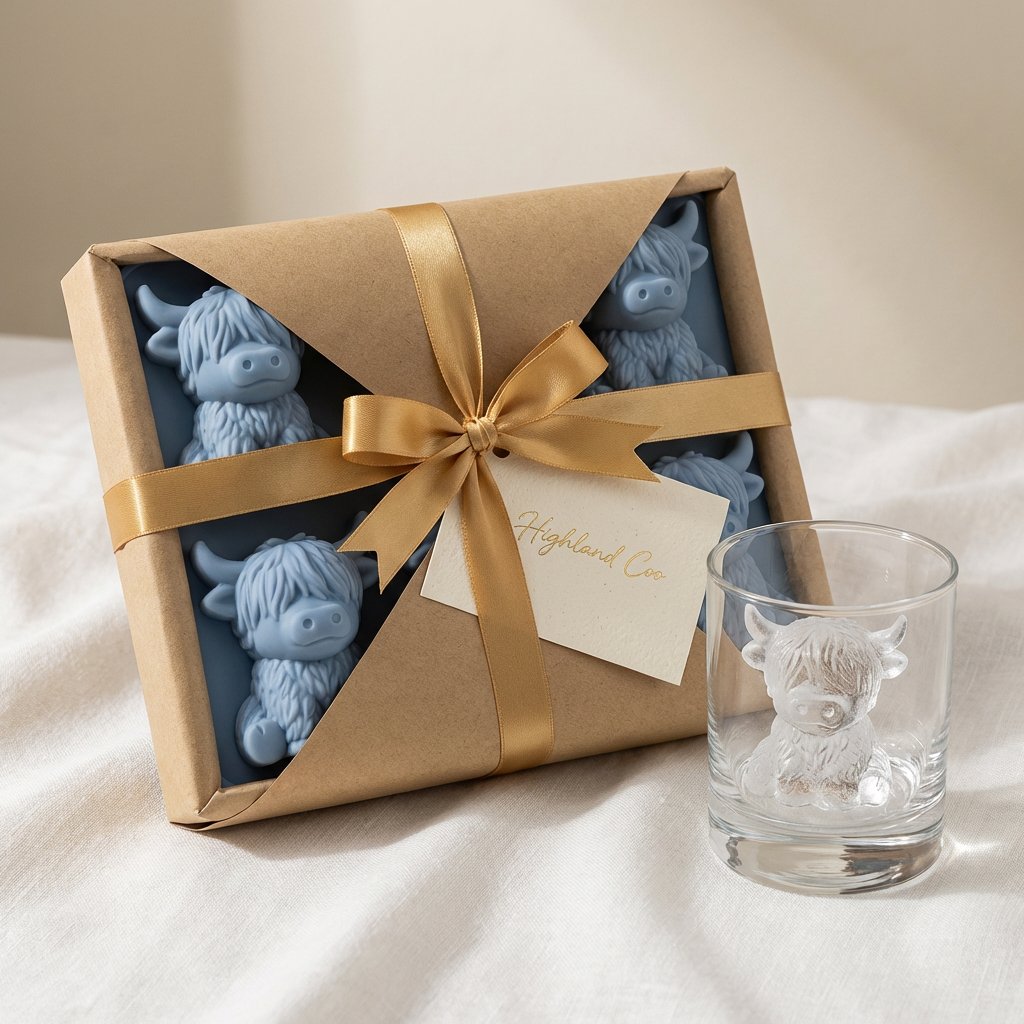 🎁Buy 1 Get 1 Free🐮Meet your new favourite drinking buddy! -- Mini Highland Cow Ice Cube Mold
