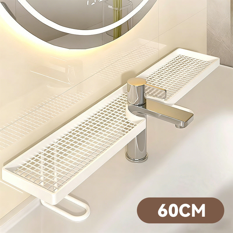 🚿Order and elegance on your sink✨Multifunctional metal container for the bathroom