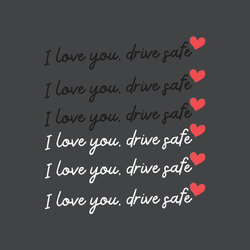 💖“I Love You Drive Safe“ mirror stickers