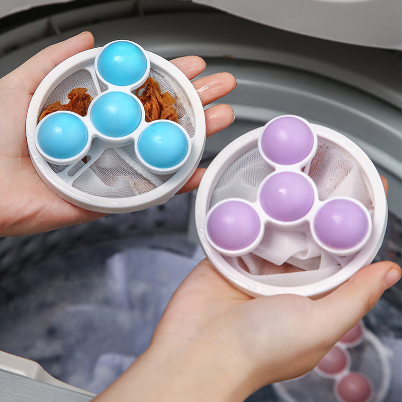 🔥BUY 1 - GET 2 FREE! ✨ Washing Machine Filter Bag - Catches Pet Hair, Prevents Tangles, Reusable 🧼🐾