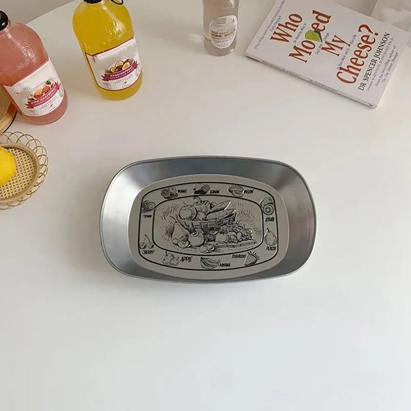 🍽️ Retro-style dinner plat--Upgrade your dinner parties with timeless elegance ✨