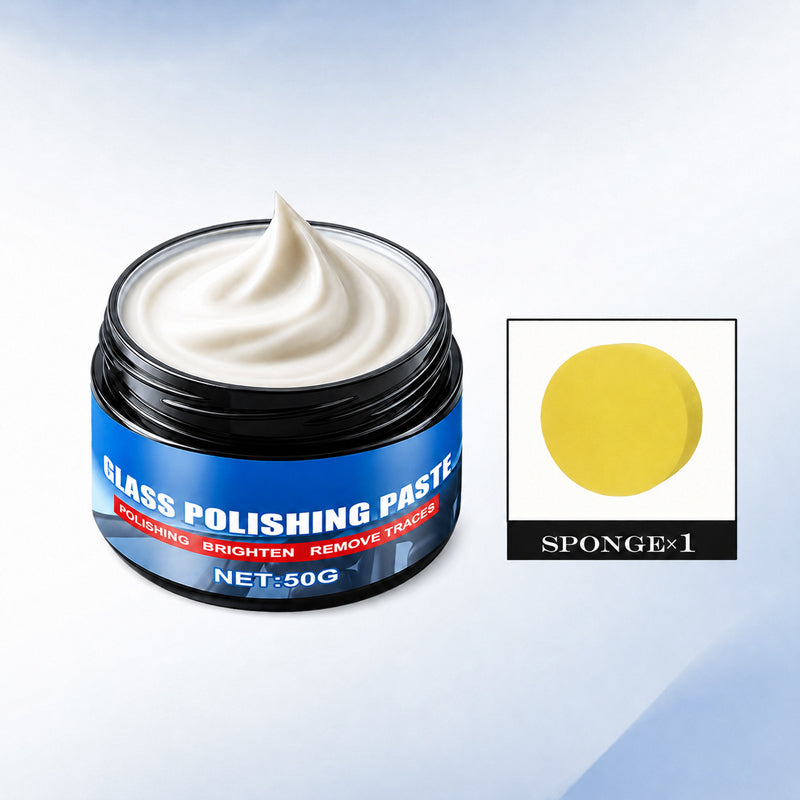 🚗💨 Clear Glass in Minutes — Oil Film Remover & Glass Polishing Paste