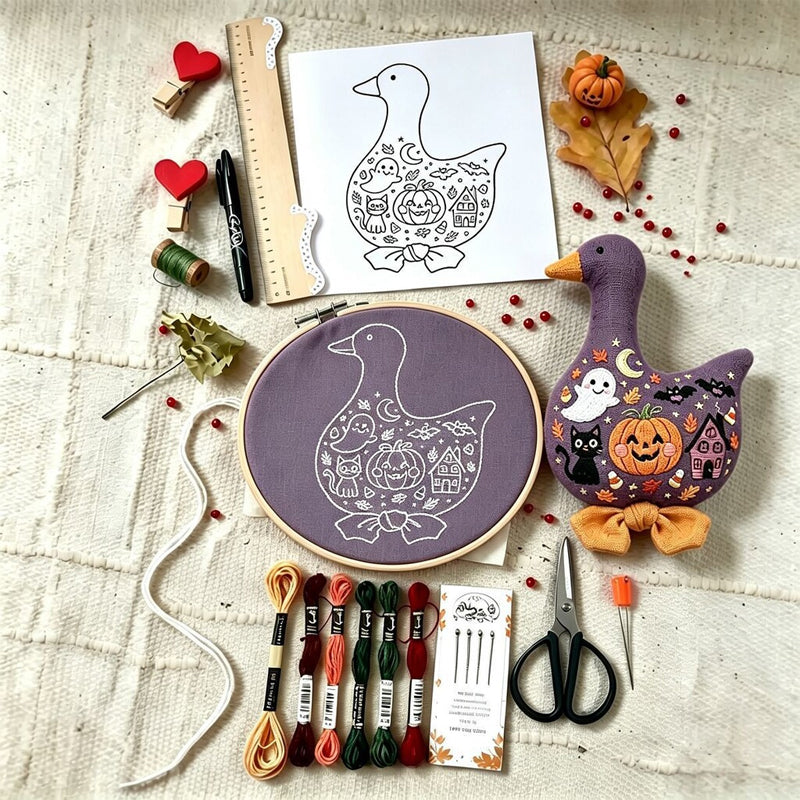 🎃Enchanting Autumn & Halloween Embroidery Kits 🎃✨