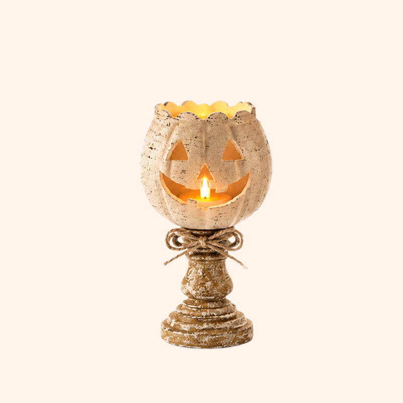 🎃🕯️Cute Halloween Pumpkin Candle Holder – Cozy Autumn Glow & Festive Charm! ✨