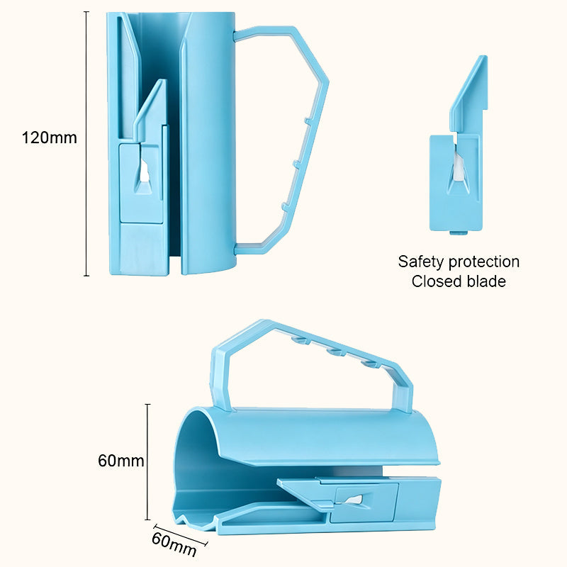 🎁 Portable Roll Wrapping Paper Cutter — Clean, straight cuts in seconds! ✨✂️