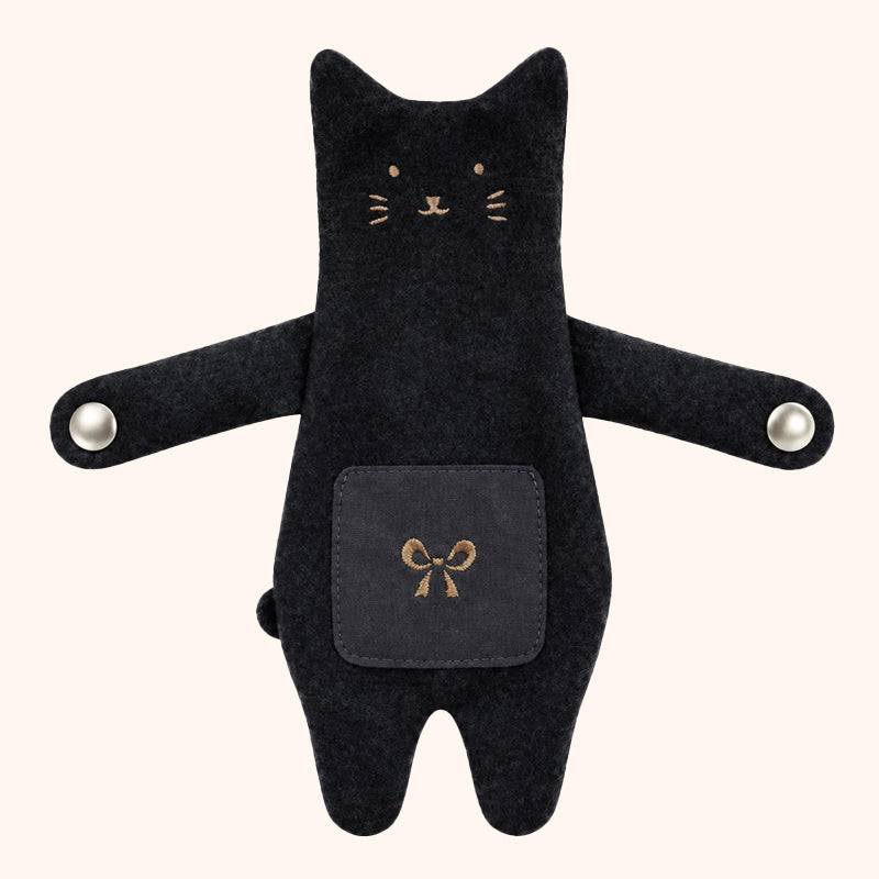 🧸🐱 Cute Bear & Cat Zipper Bag Charm--a playful way to keep small essentials organised