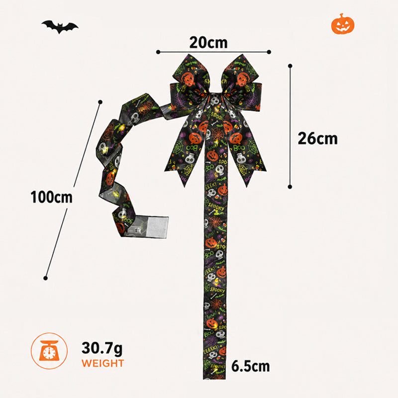 🎃👻 Halloween Cabinet Ribbon Bow — Rapid Kitchen Makeover for an Instant Festive Feel! ✨🎃