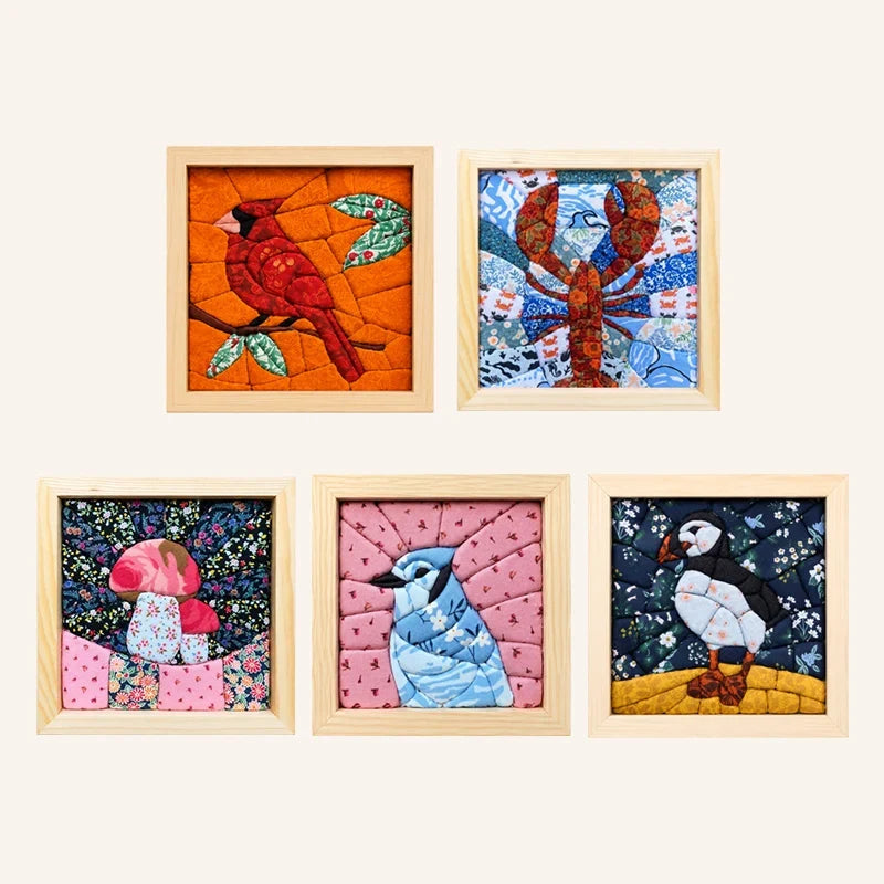 🖼️ Hand-stitched 3D quilted decorative painting 🏡✨