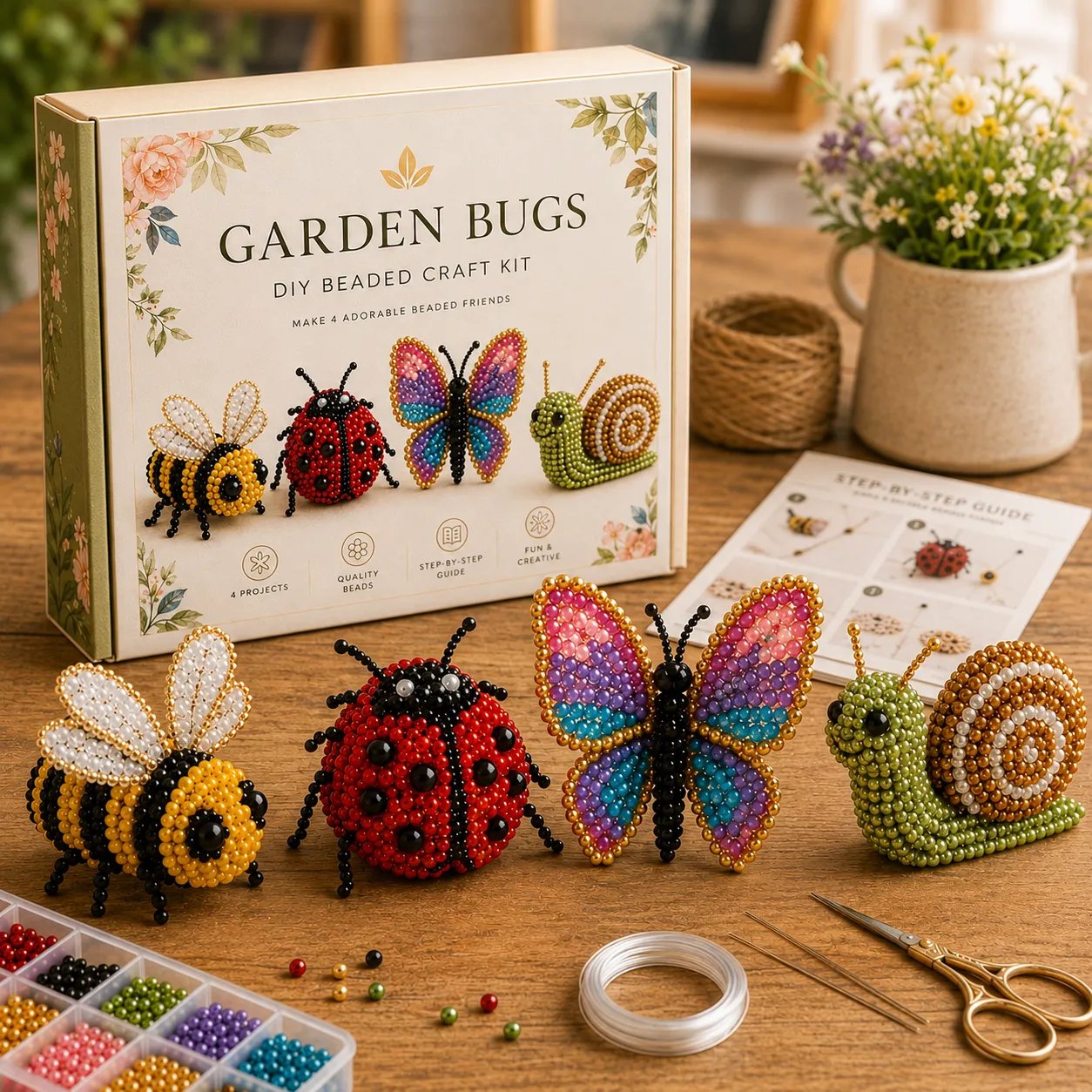 🐦Your New Favorite Cozy Hobby Is Here! ✨ Tiny 3D Beaded Animal DIY Kit
