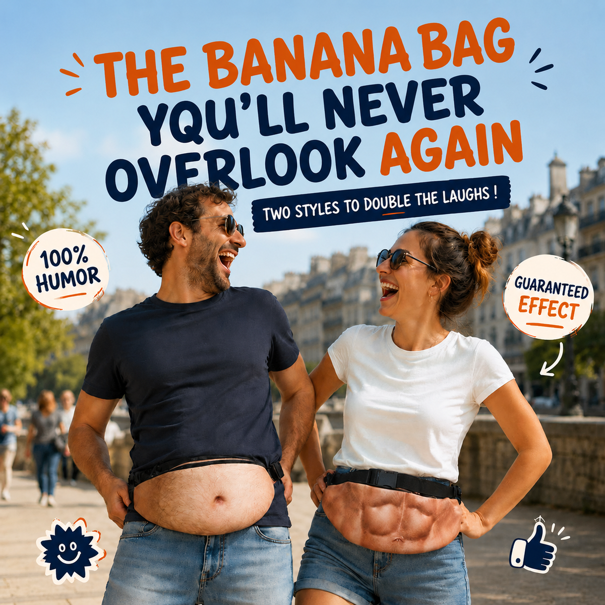 😂 The Dadbag Beer Belly Bumbag — Funny Novelty Waist Pack for Parties & Festivals