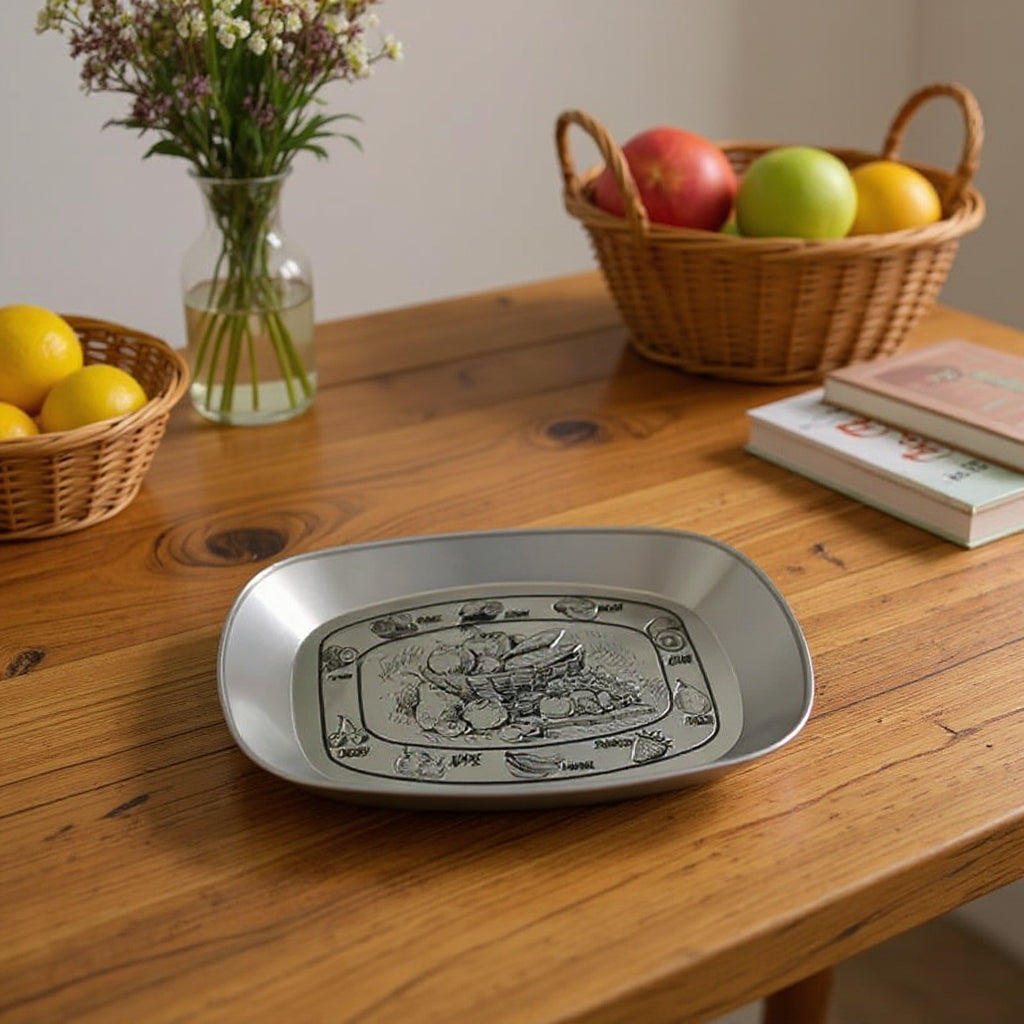 🍽️ Retro-style dinner plat--Upgrade your dinner parties with timeless elegance ✨