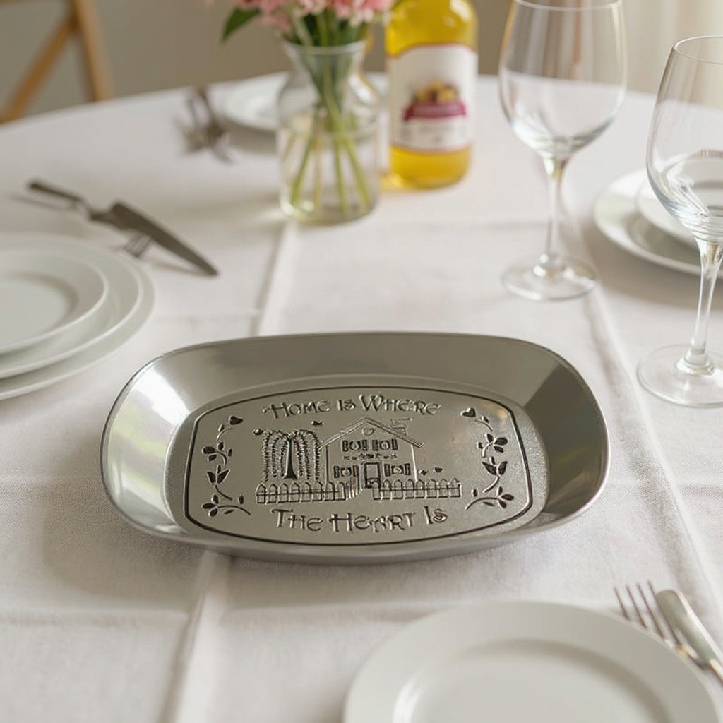 🍽️ Retro-style dinner plat--Upgrade your dinner parties with timeless elegance ✨