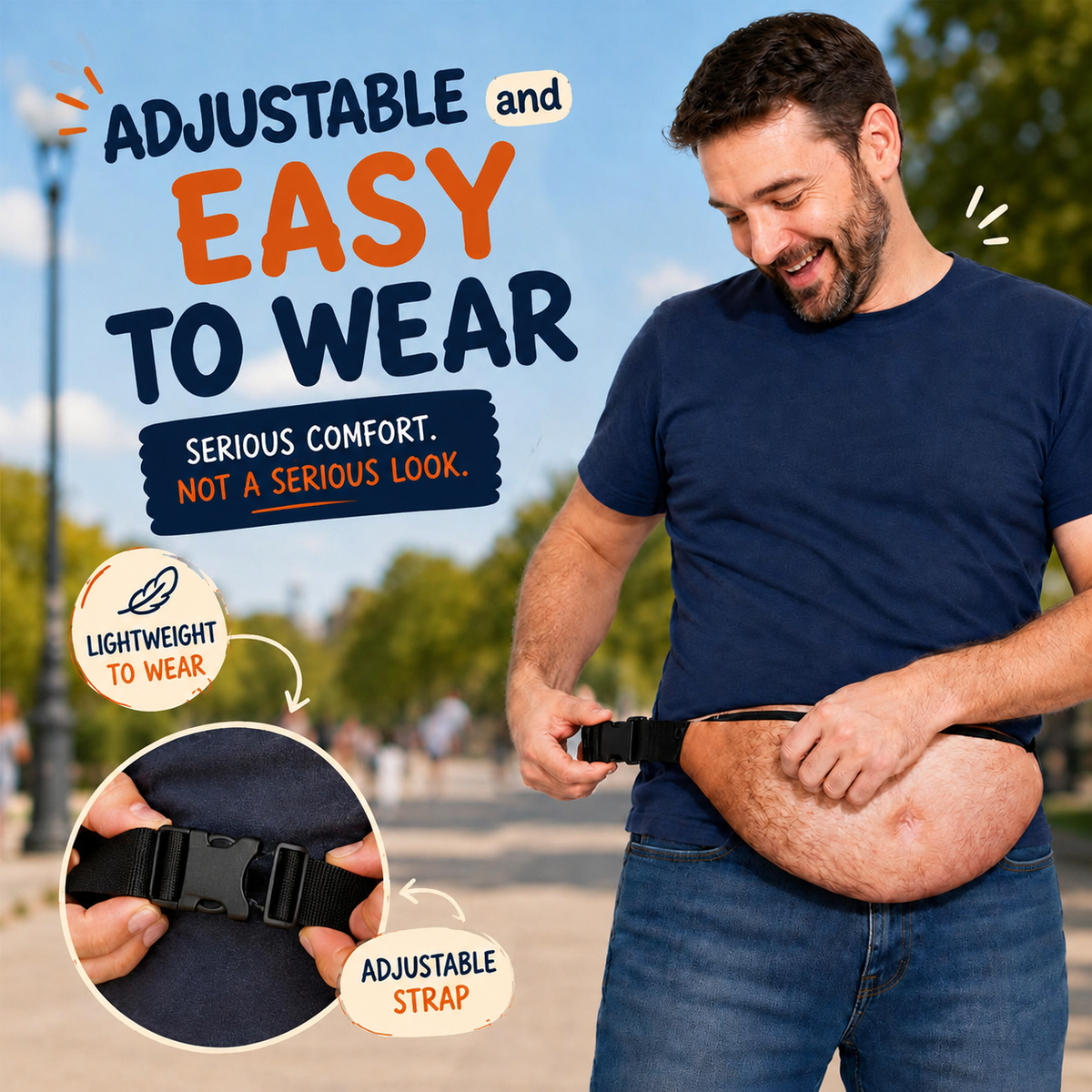 😂 The Dadbag Beer Belly Bumbag — Funny Novelty Waist Pack for Parties & Festivals