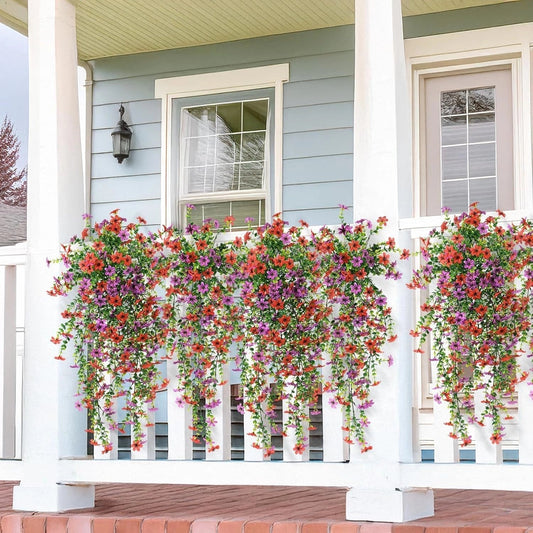 ✨ Buy 1 Get 1 Free ✨🌷Cascading Daisy and Eucalyptus Flowers for Outdoor – UV Resistan