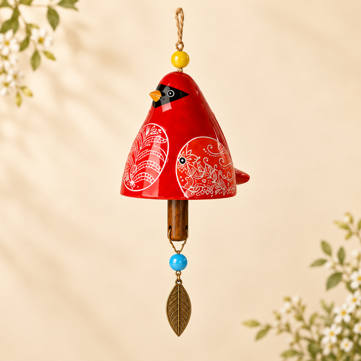 🐦🎨 Garden Songbird Wind Chime--a touch of colour and song for porch and garden