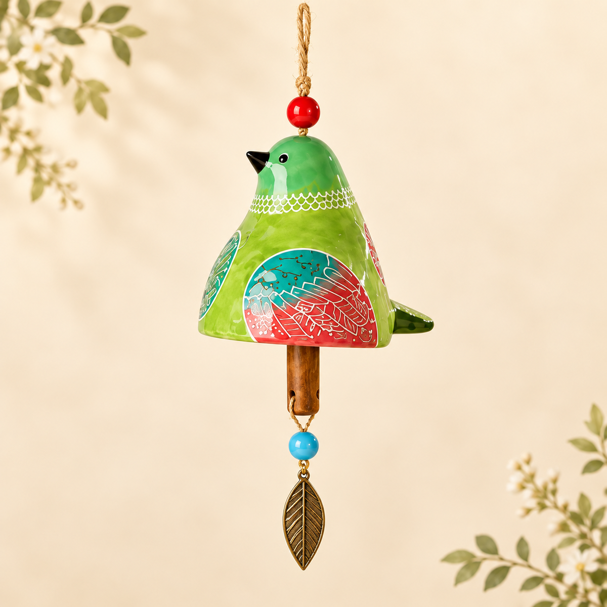 🐦🎨 Garden Songbird Wind Chime--a touch of colour and song for porch and garden