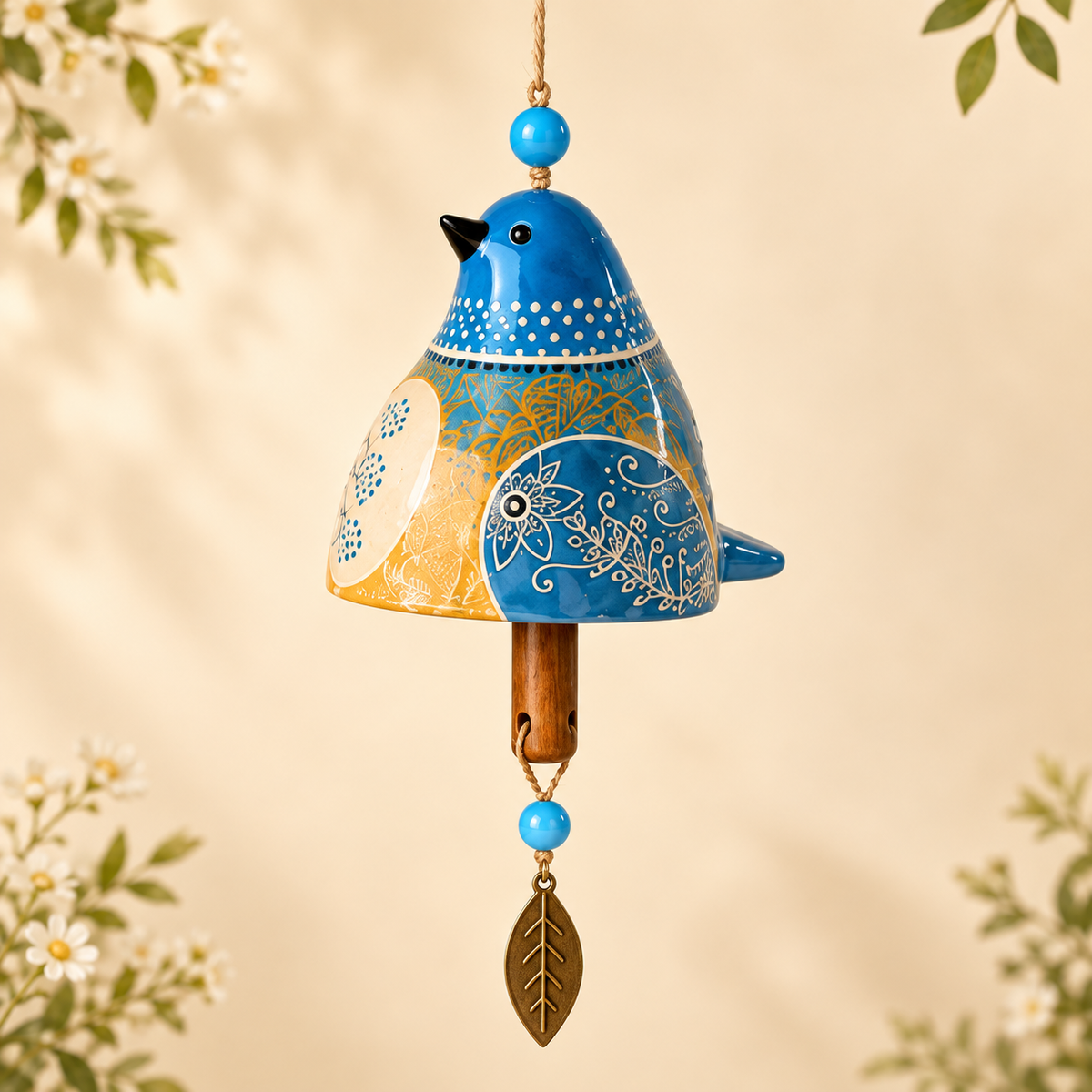 🐦🎨 Garden Songbird Wind Chime--a touch of colour and song for porch and garden