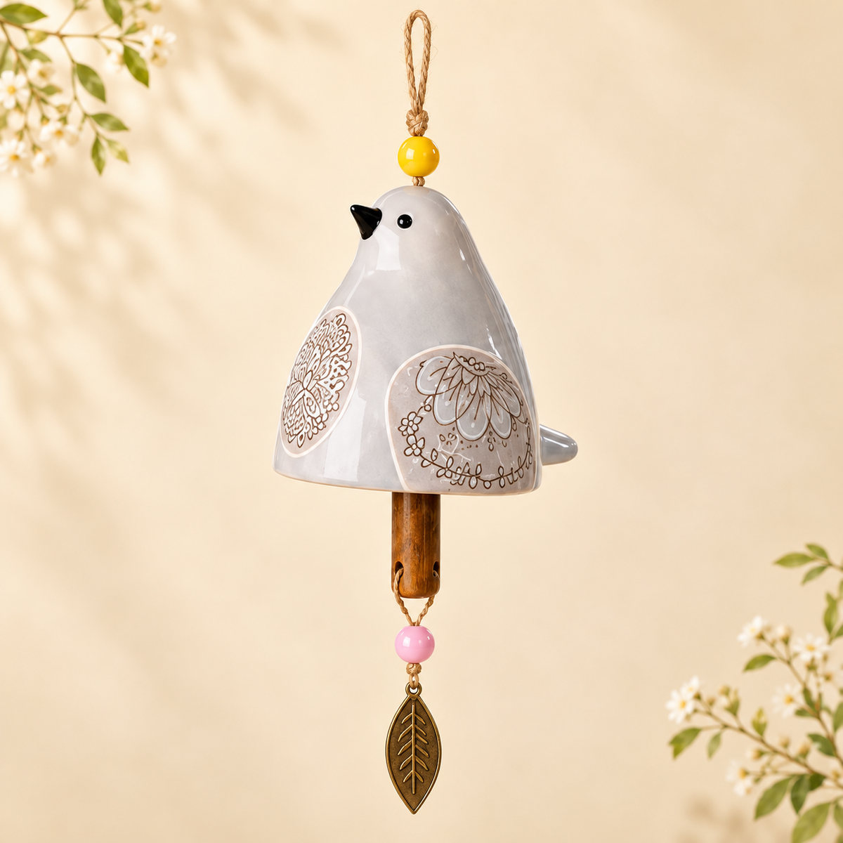 🐦🎨 Garden Songbird Wind Chime--a touch of colour and song for porch and garden