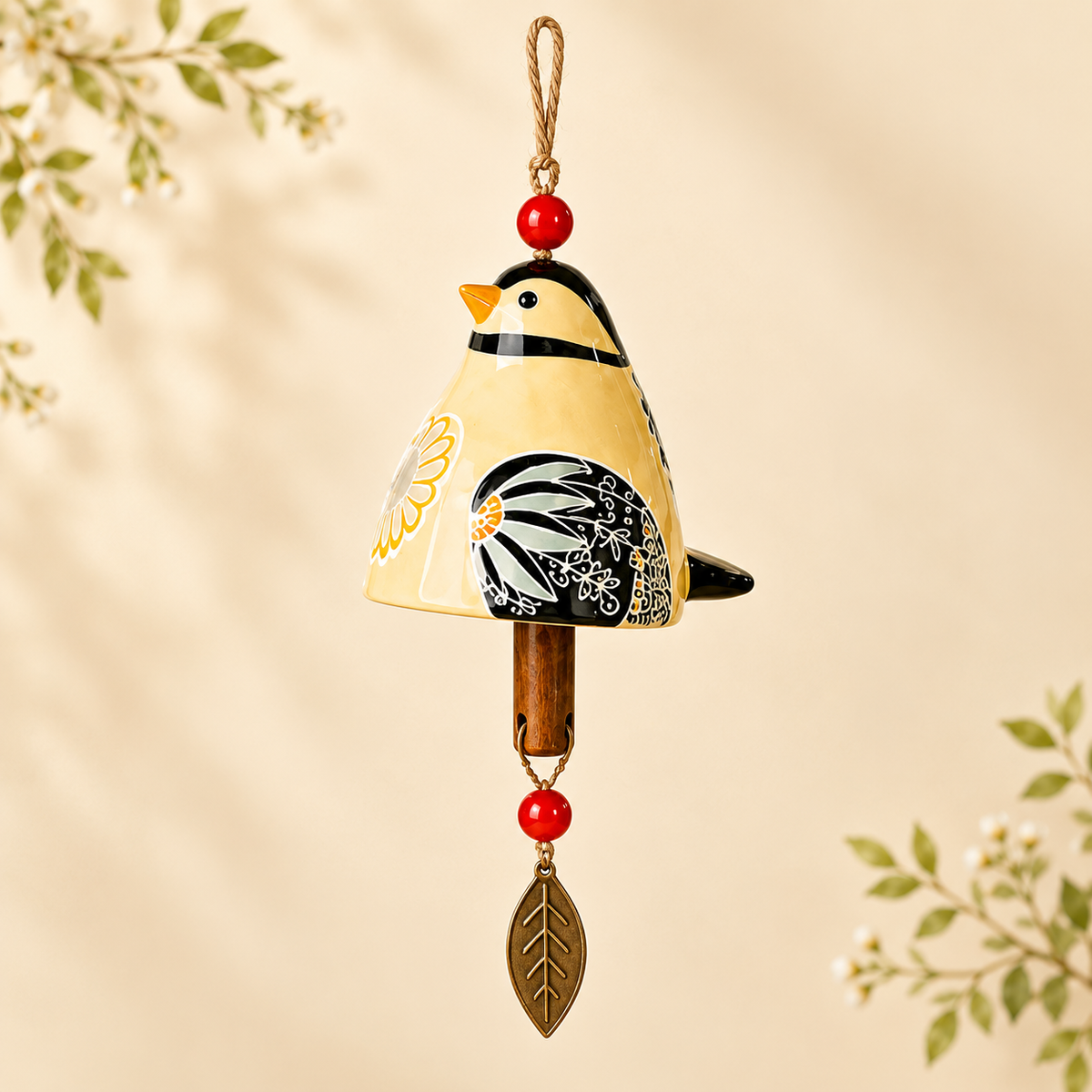 🐦🎨 Garden Songbird Wind Chime--a touch of colour and song for porch and garden