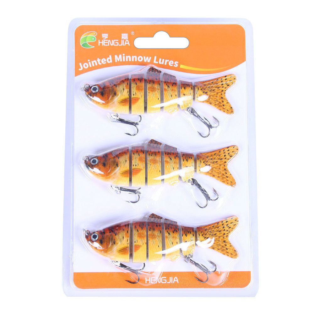 🐟 6-Segment Articulated Lure: The ultra-realistic "S" swimming action that drives pike wild! 🎣