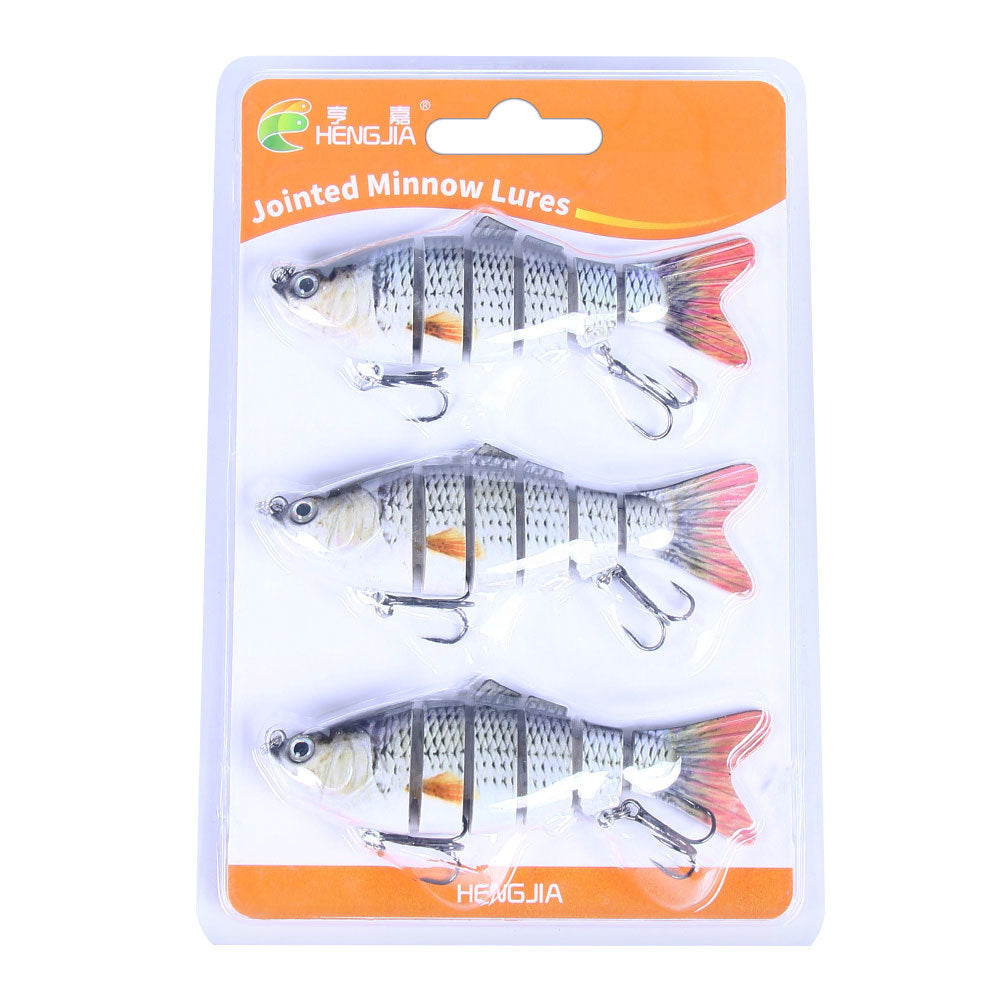 🐟 6-Segment Articulated Lure: The ultra-realistic "S" swimming action that drives pike wild! 🎣