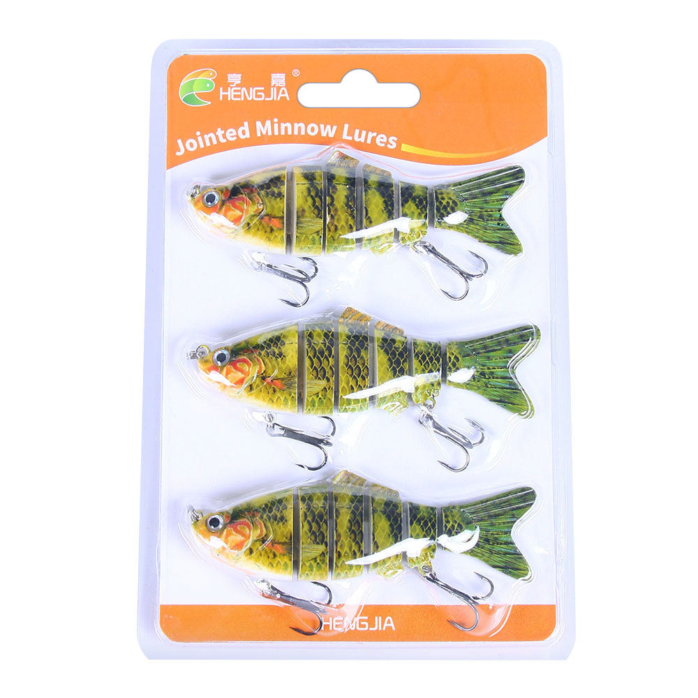 🐟 6-Segment Articulated Lure: The ultra-realistic "S" swimming action that drives pike wild! 🎣