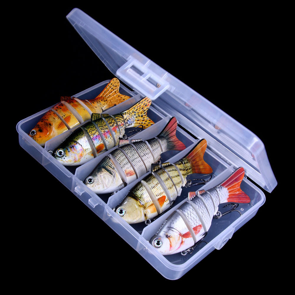 🐟 6-Segment Articulated Lure: The ultra-realistic "S" swimming action that drives pike wild! 🎣