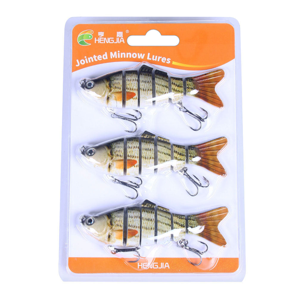 🐟 6-Segment Articulated Lure: The ultra-realistic "S" swimming action that drives pike wild! 🎣