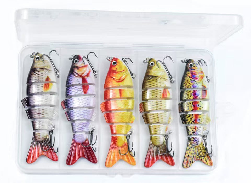 🐟 6-Segment Articulated Lure: The ultra-realistic "S" swimming action that drives pike wild! 🎣