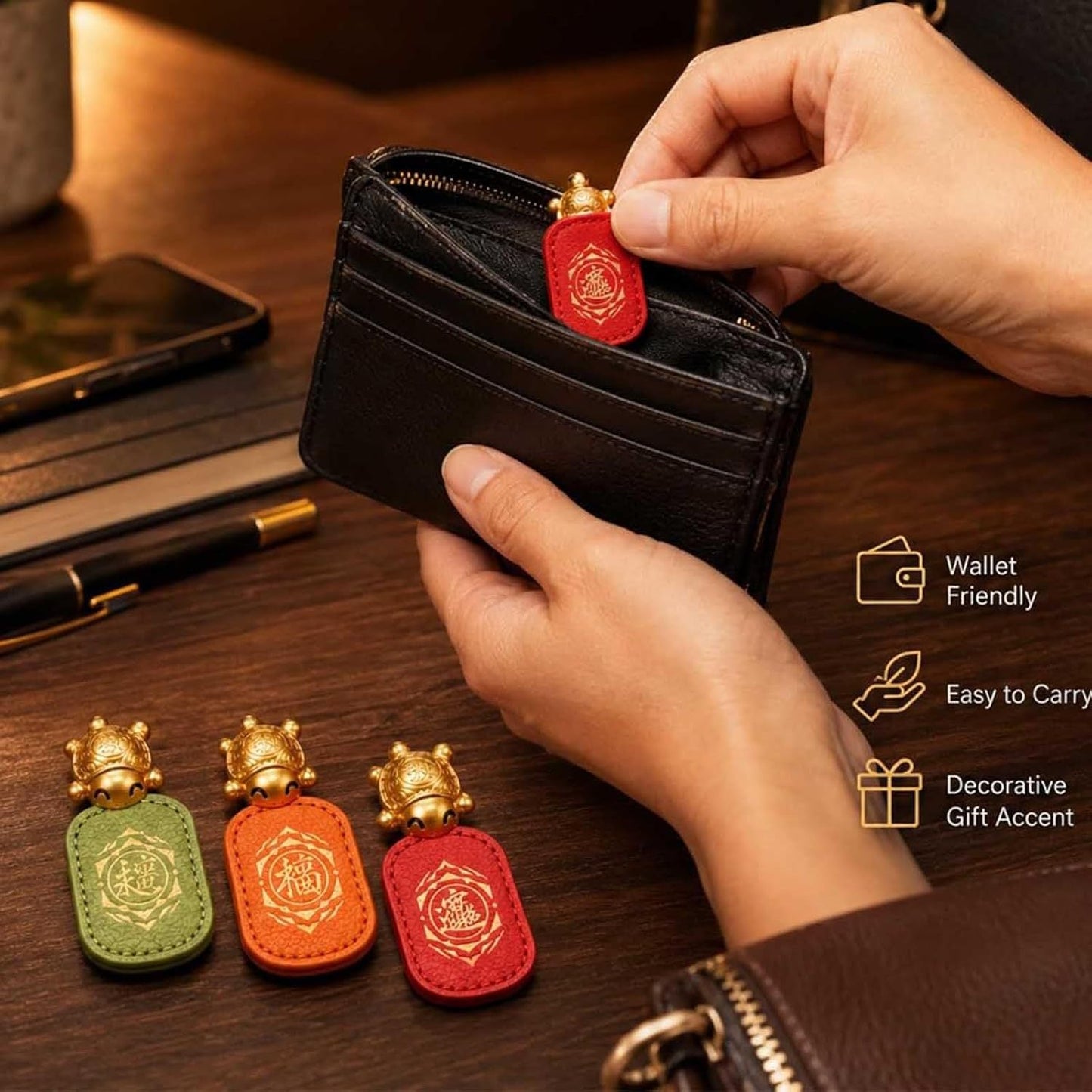 🐢2026 Golden Turtle Wealth Charm – Bite Down on Prosperity! 🍀✨