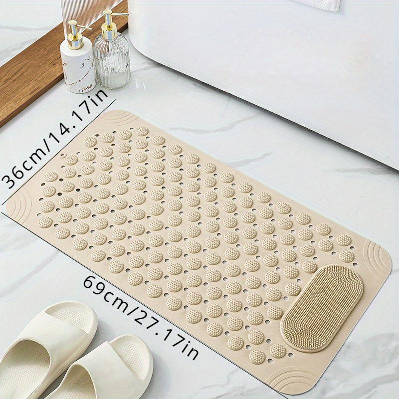 🛁Extra Large Non-Slip Bath & Shower Mat with Drainage Holes ✨