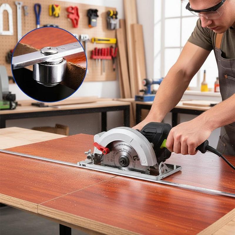🔥2026 New Upgrade ＆ Hot Sale ＆ 50％ Off🔥Stainless Steel Guide Ruler for Circular Saw